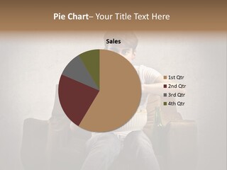 Watch Teen Sitting PowerPoint Template