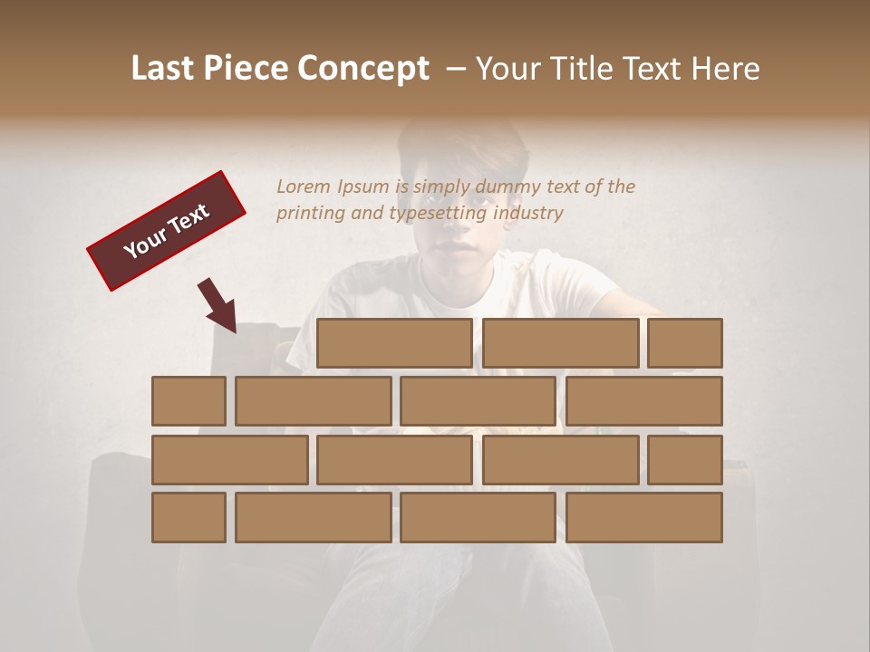 Watch Teen Sitting PowerPoint Template