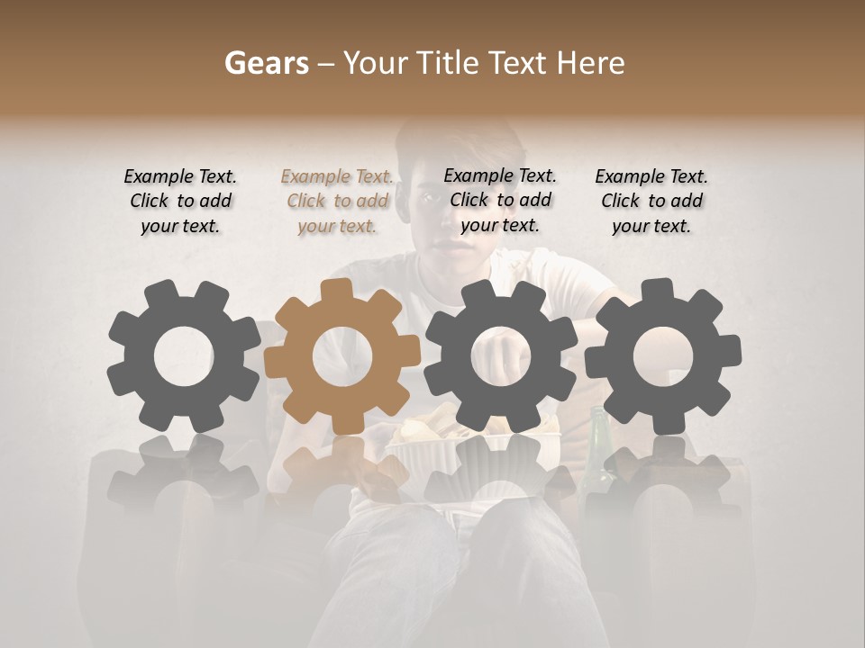 Watch Teen Sitting PowerPoint Template