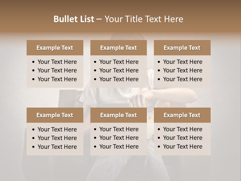 Watch Teen Sitting PowerPoint Template