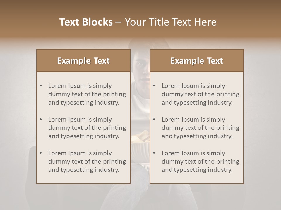 Watch Teen Sitting PowerPoint Template