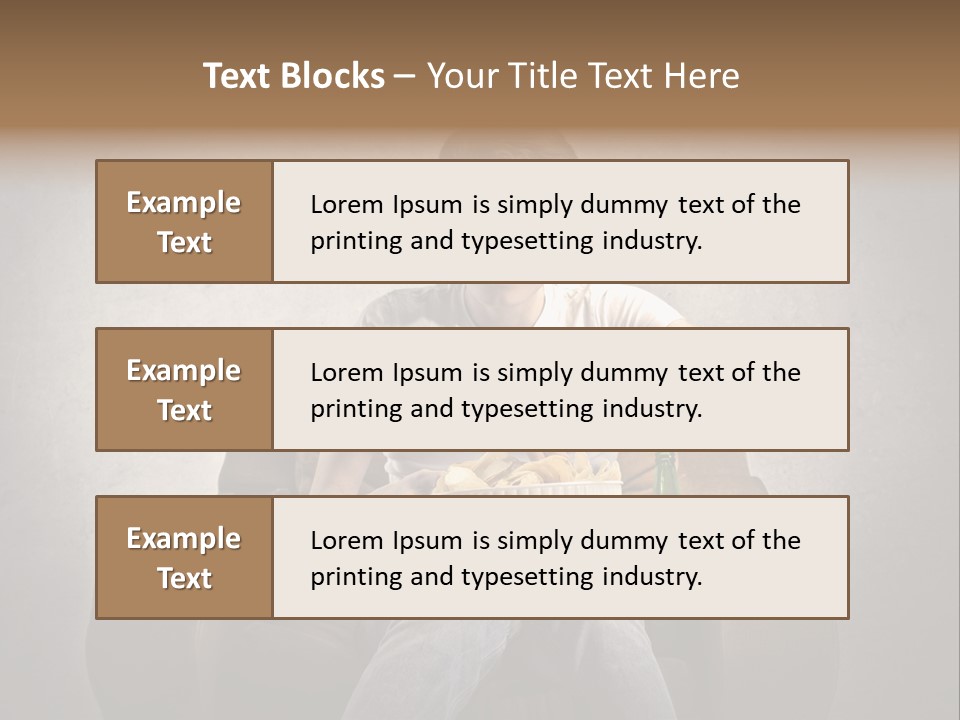 Watch Teen Sitting PowerPoint Template