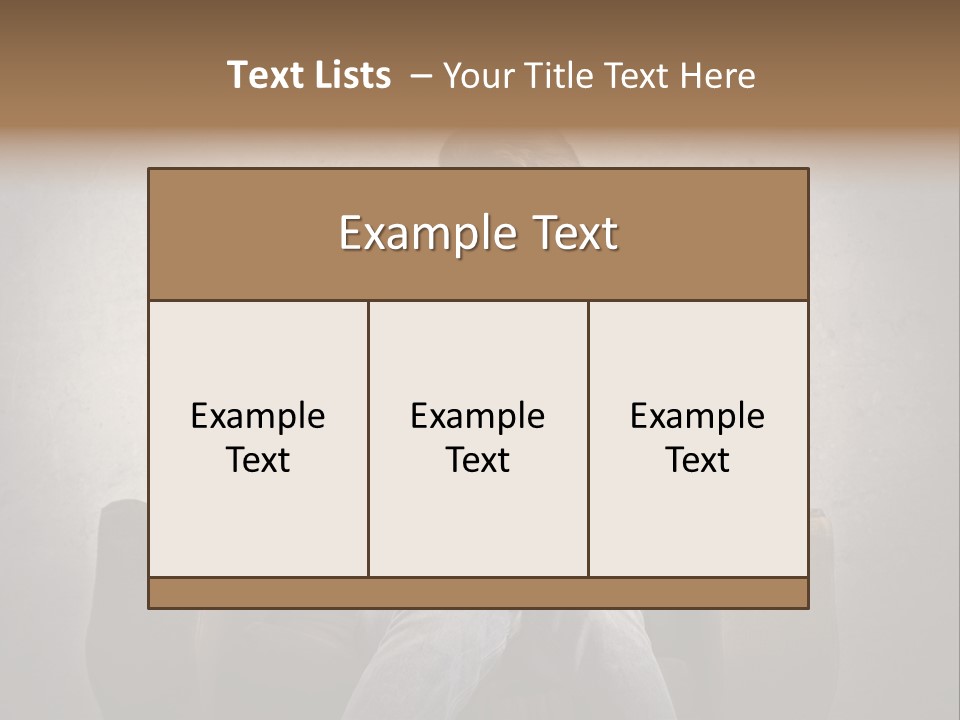 Watch Teen Sitting PowerPoint Template