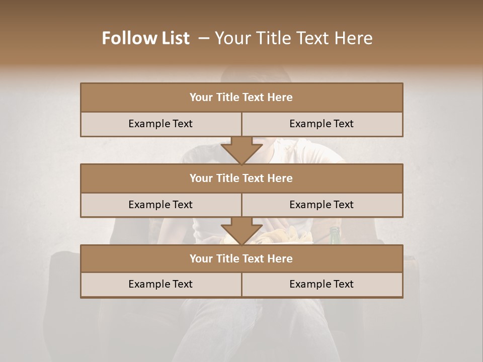 Watch Teen Sitting PowerPoint Template