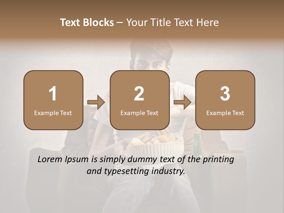 Watch Teen Sitting PowerPoint Template