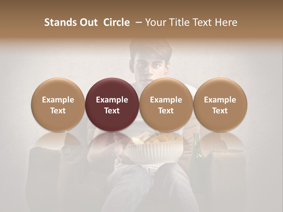 Watch Teen Sitting PowerPoint Template