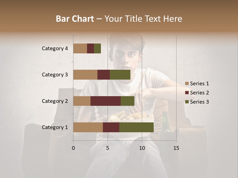 Watch Teen Sitting PowerPoint Template