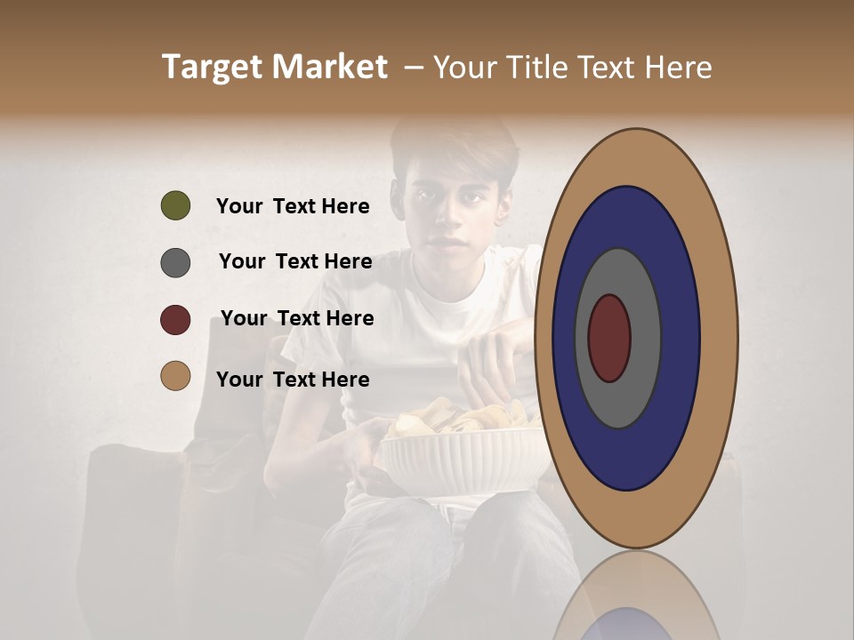 Watch Teen Sitting PowerPoint Template