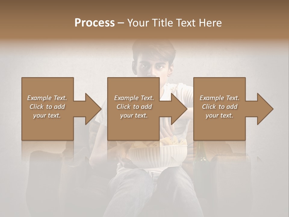 Watch Teen Sitting PowerPoint Template