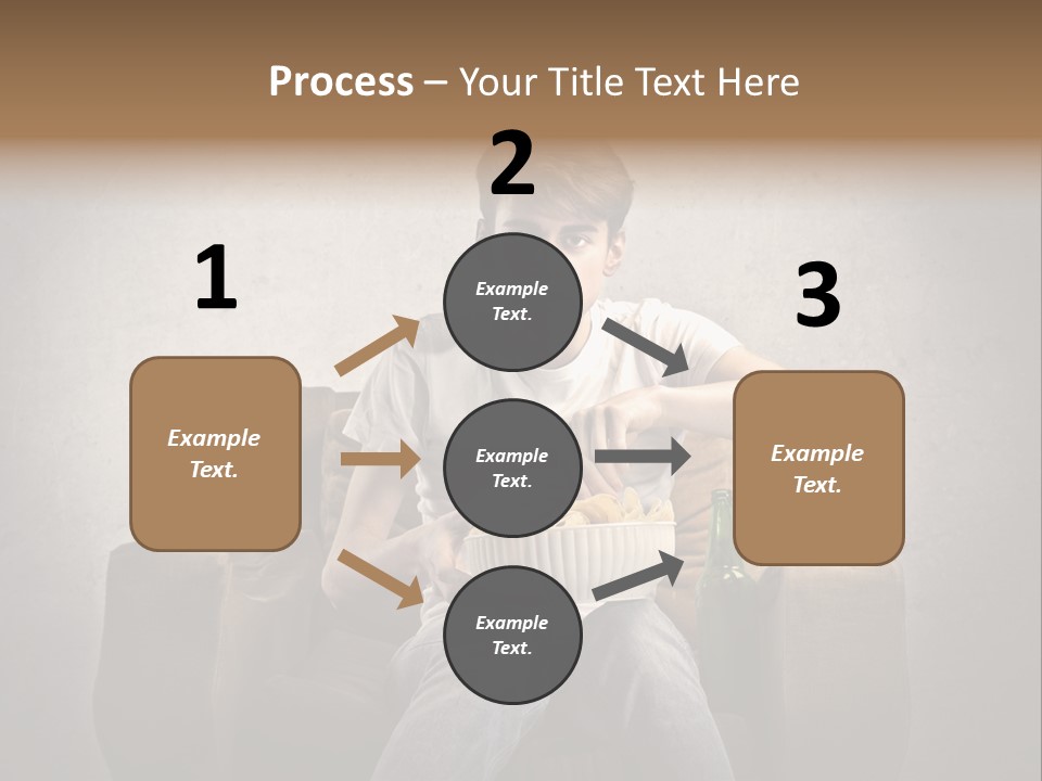 Watch Teen Sitting PowerPoint Template