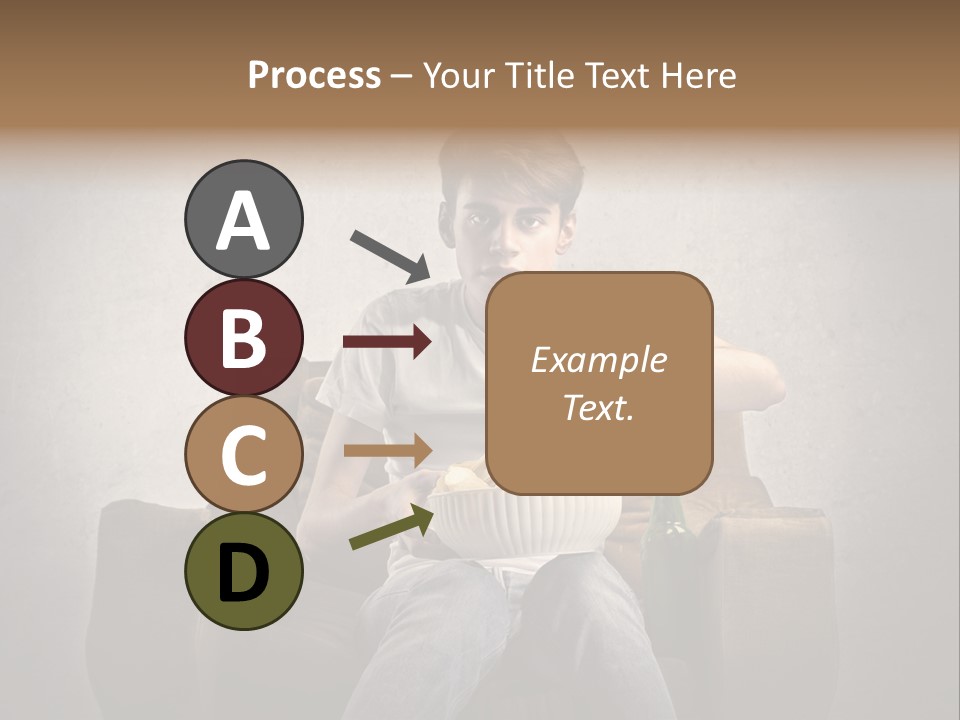 Watch Teen Sitting PowerPoint Template