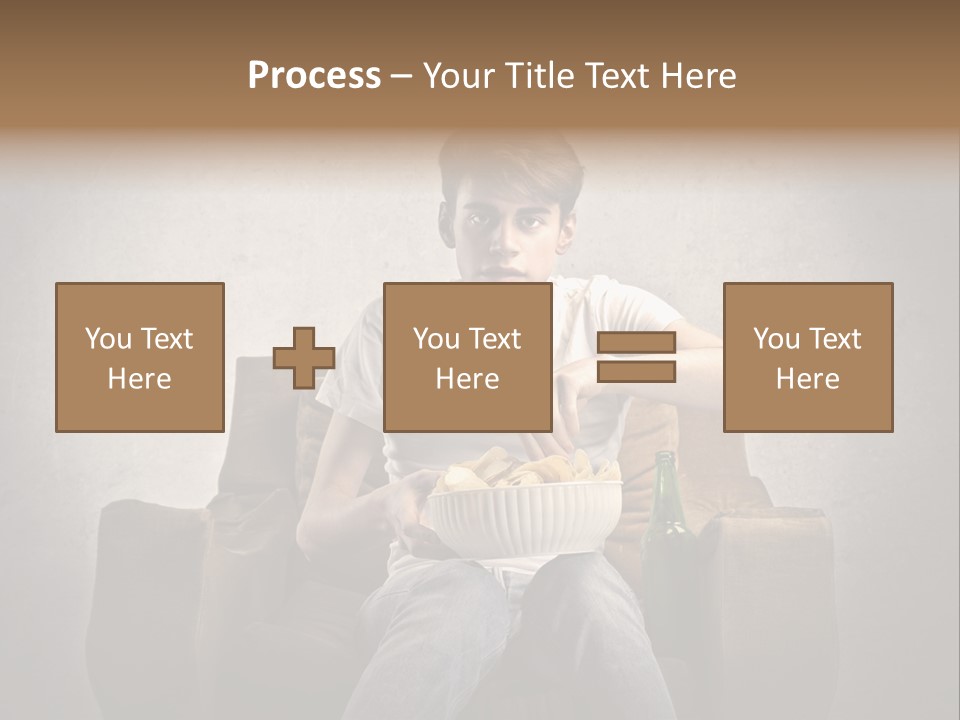 Watch Teen Sitting PowerPoint Template