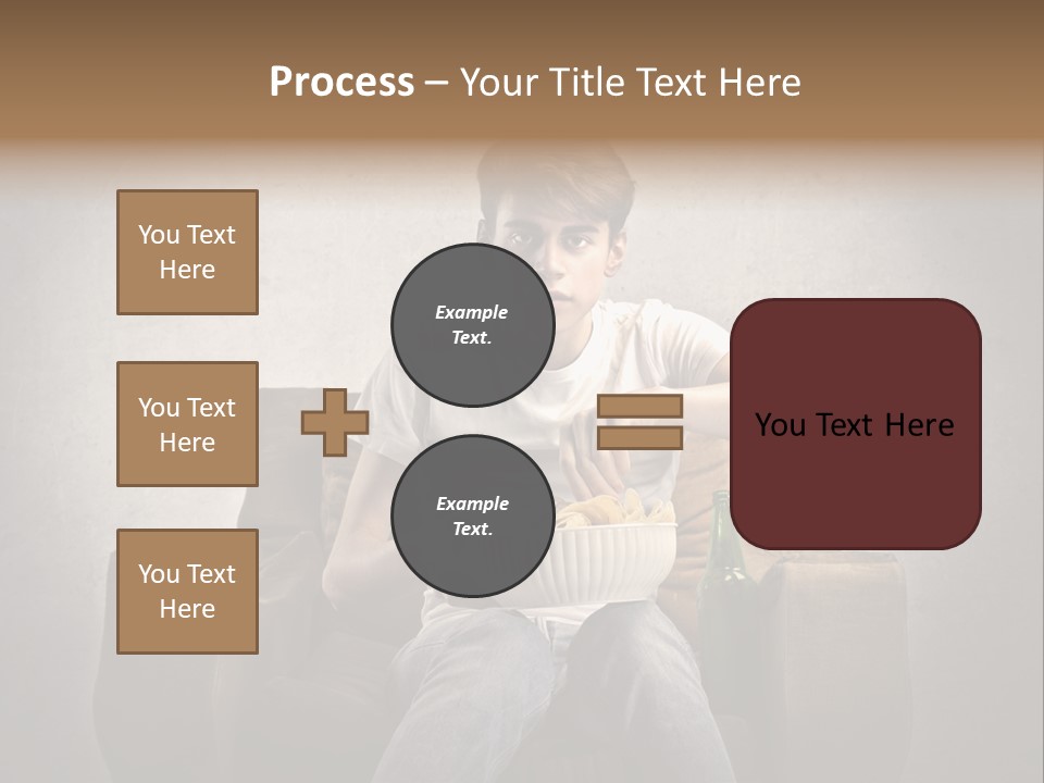 Watch Teen Sitting PowerPoint Template
