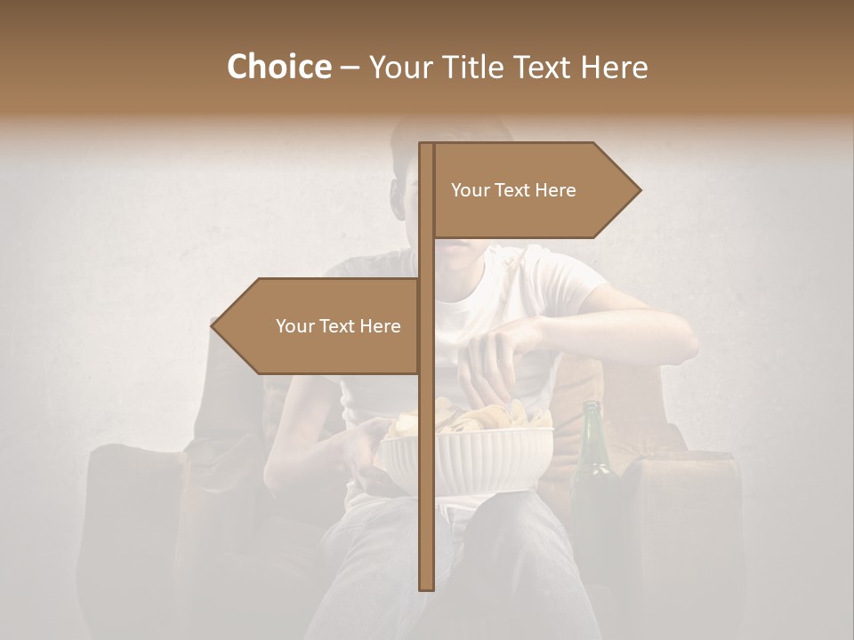 Watch Teen Sitting PowerPoint Template