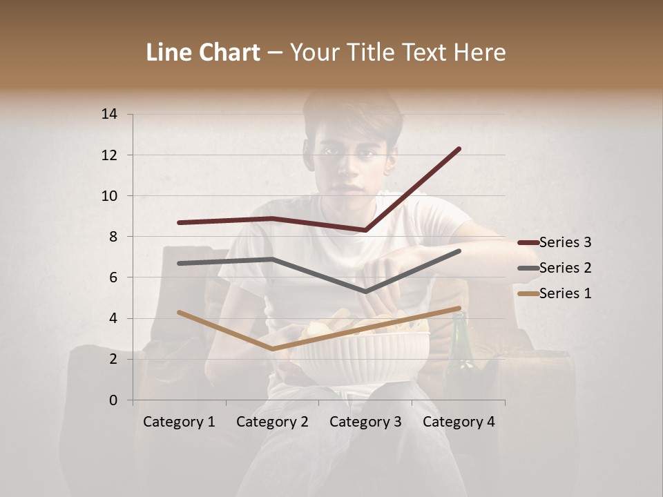 Watch Teen Sitting PowerPoint Template