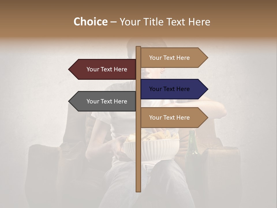 Watch Teen Sitting PowerPoint Template