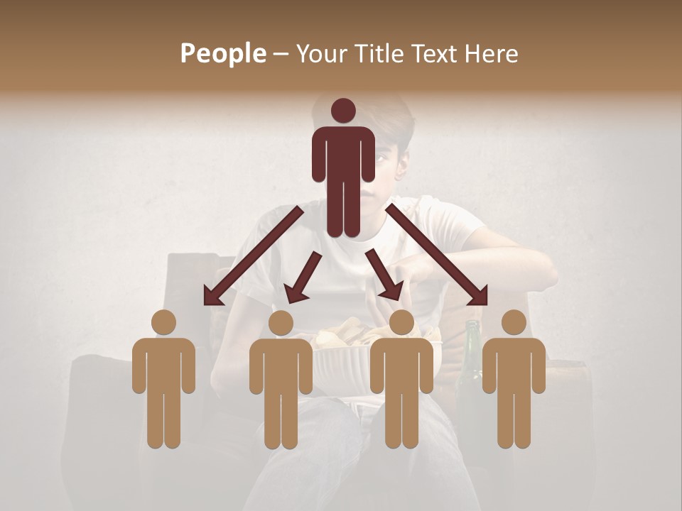 Watch Teen Sitting PowerPoint Template