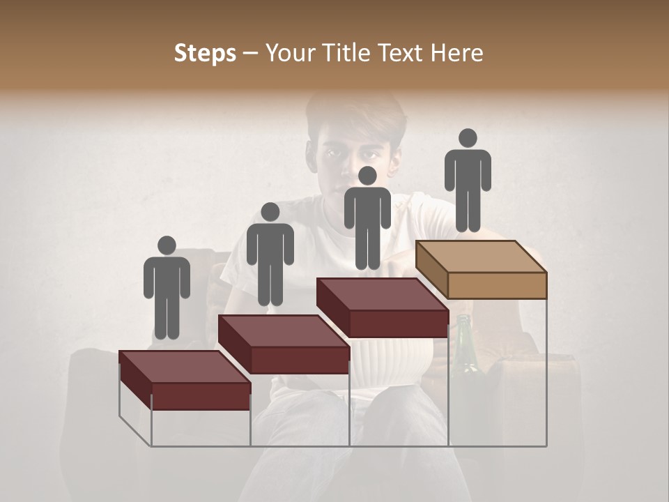 Watch Teen Sitting PowerPoint Template