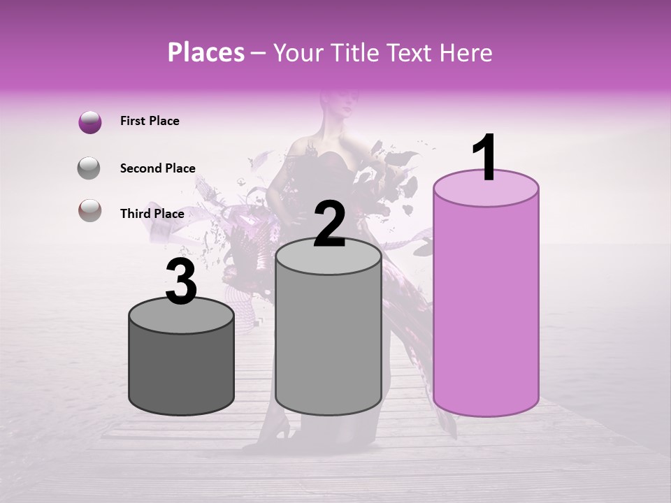 Young Woman Travel PowerPoint Template