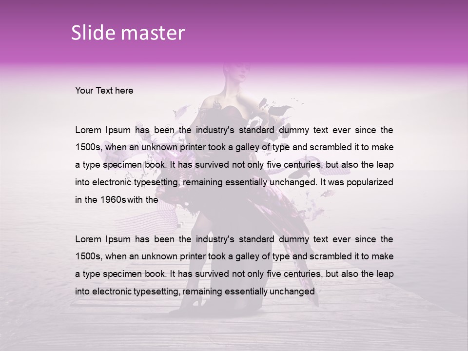 Young Woman Travel PowerPoint Template