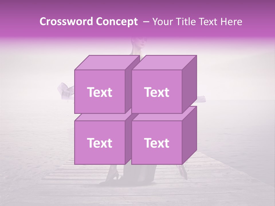 Young Woman Travel PowerPoint Template