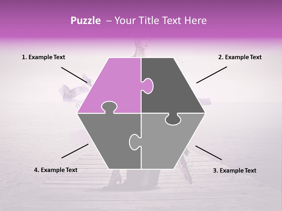 Young Woman Travel PowerPoint Template