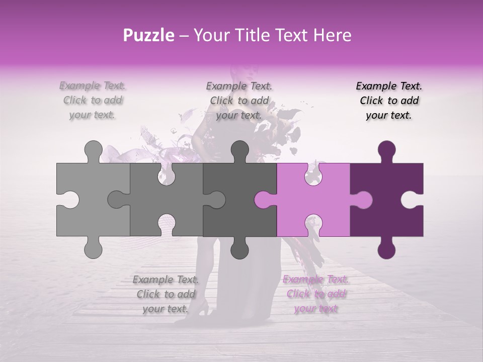 Young Woman Travel PowerPoint Template