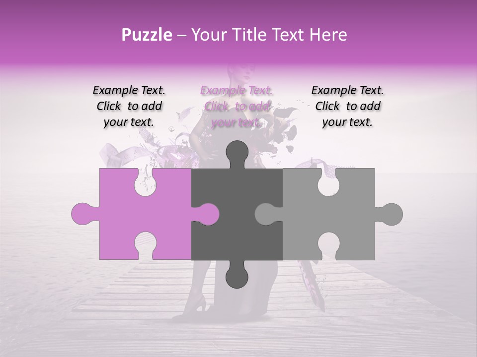 Young Woman Travel PowerPoint Template