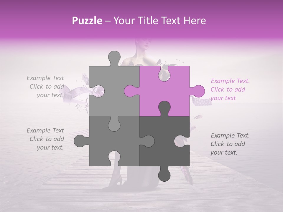 Young Woman Travel PowerPoint Template