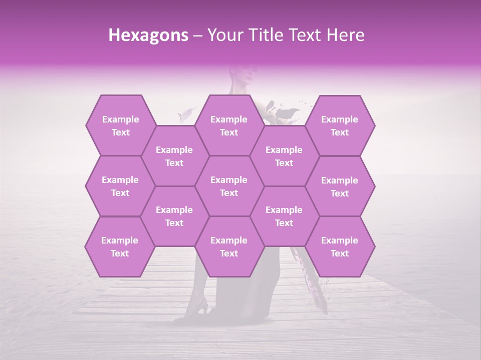 Young Woman Travel PowerPoint Template