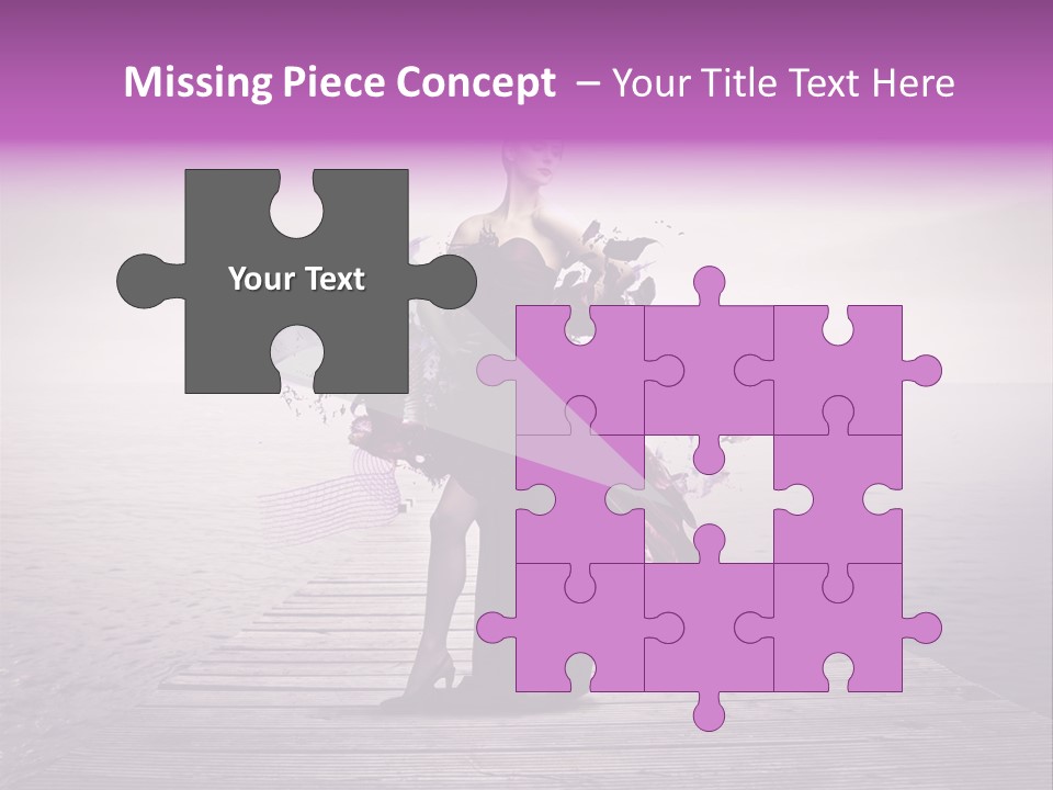 Young Woman Travel PowerPoint Template