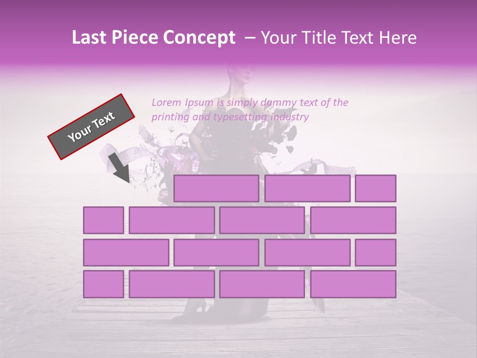 Young Woman Travel PowerPoint Template