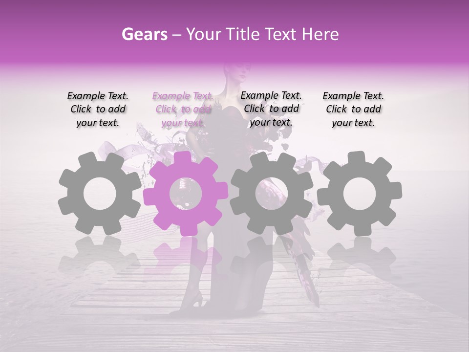 Young Woman Travel PowerPoint Template