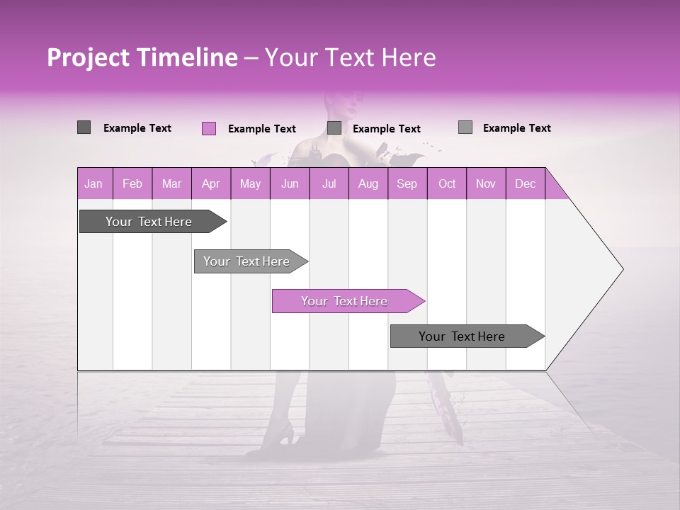 Young Woman Travel PowerPoint Template