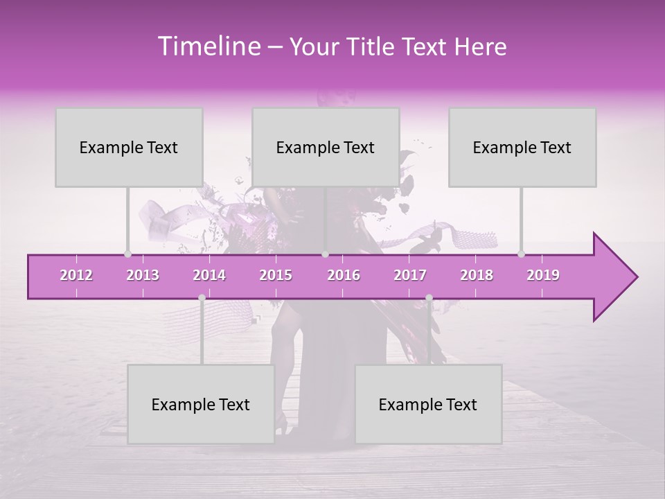 Young Woman Travel PowerPoint Template