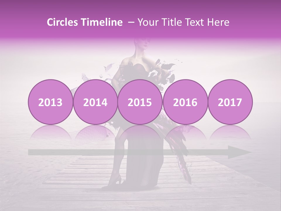 Young Woman Travel PowerPoint Template