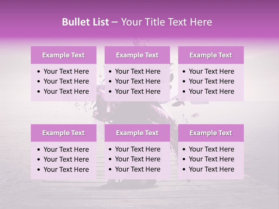 Young Woman Travel PowerPoint Template