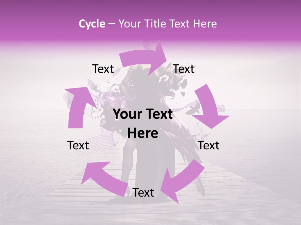 Young Woman Travel PowerPoint Template