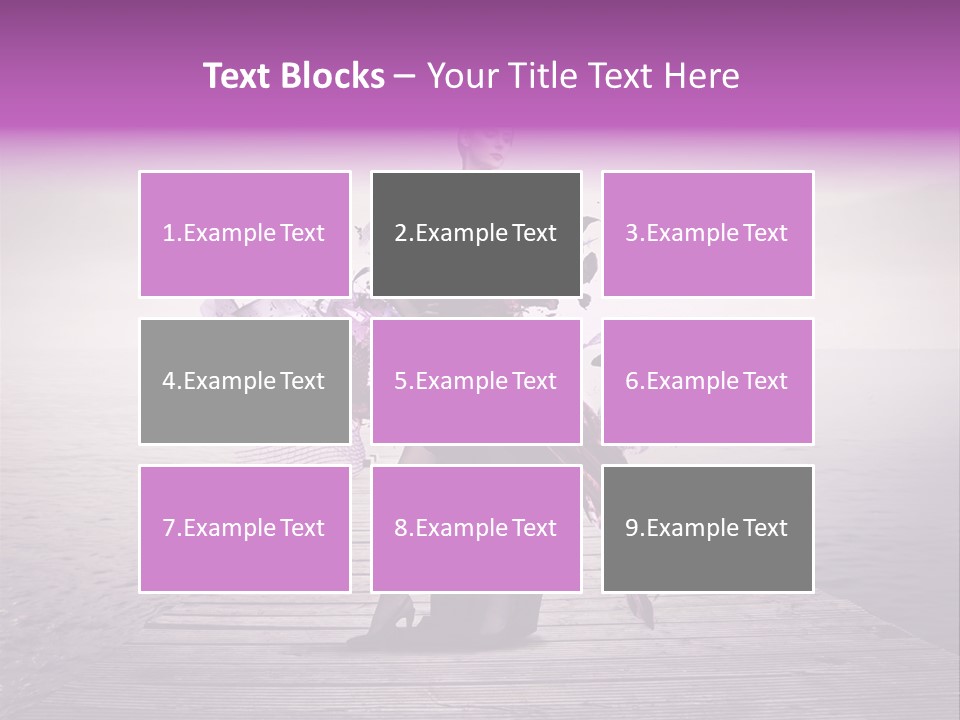 Young Woman Travel PowerPoint Template