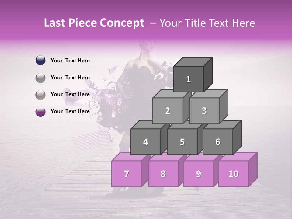 Young Woman Travel PowerPoint Template