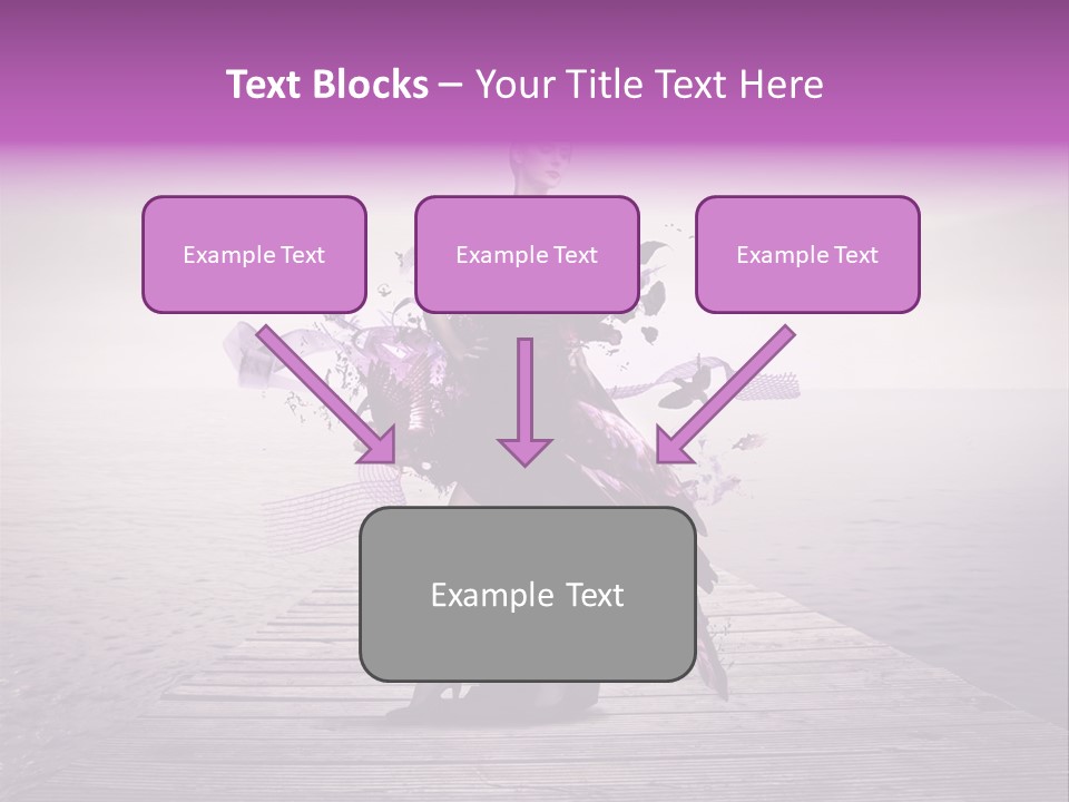 Young Woman Travel PowerPoint Template