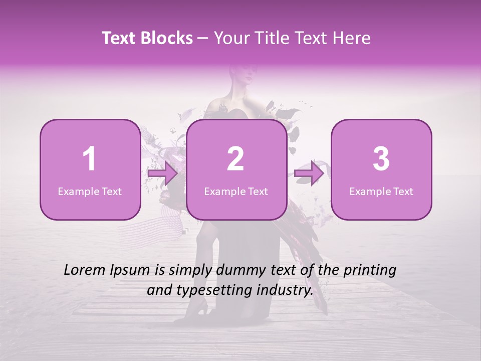 Young Woman Travel PowerPoint Template