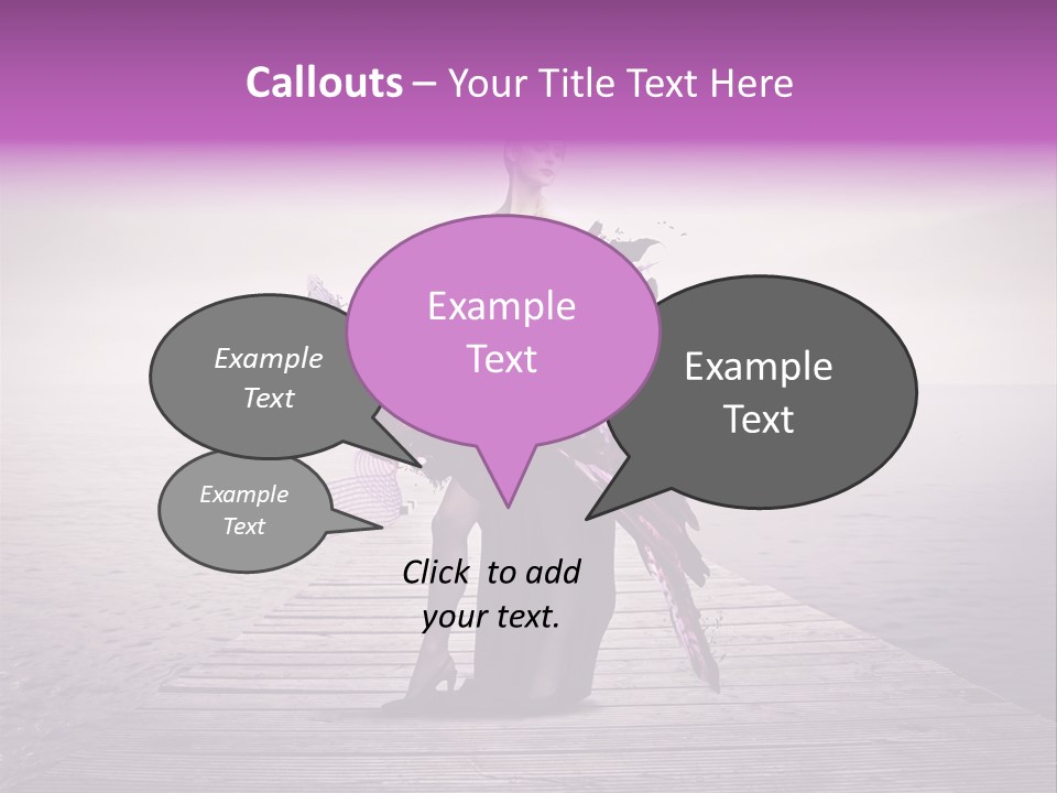 Young Woman Travel PowerPoint Template