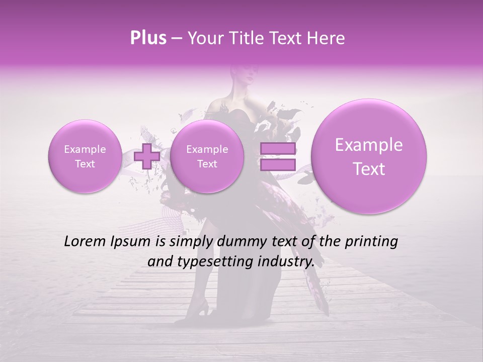 Young Woman Travel PowerPoint Template