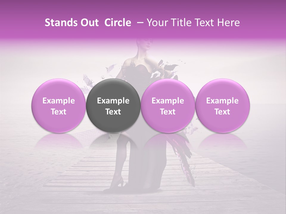 Young Woman Travel PowerPoint Template