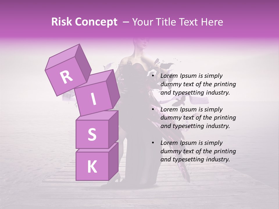 Young Woman Travel PowerPoint Template