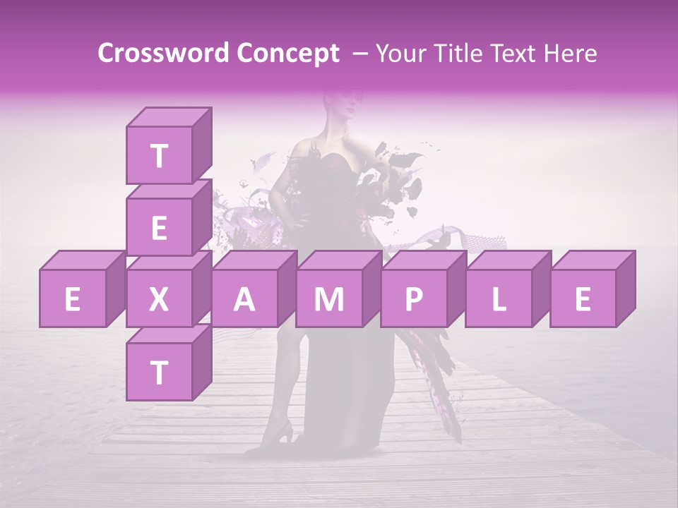 Young Woman Travel PowerPoint Template