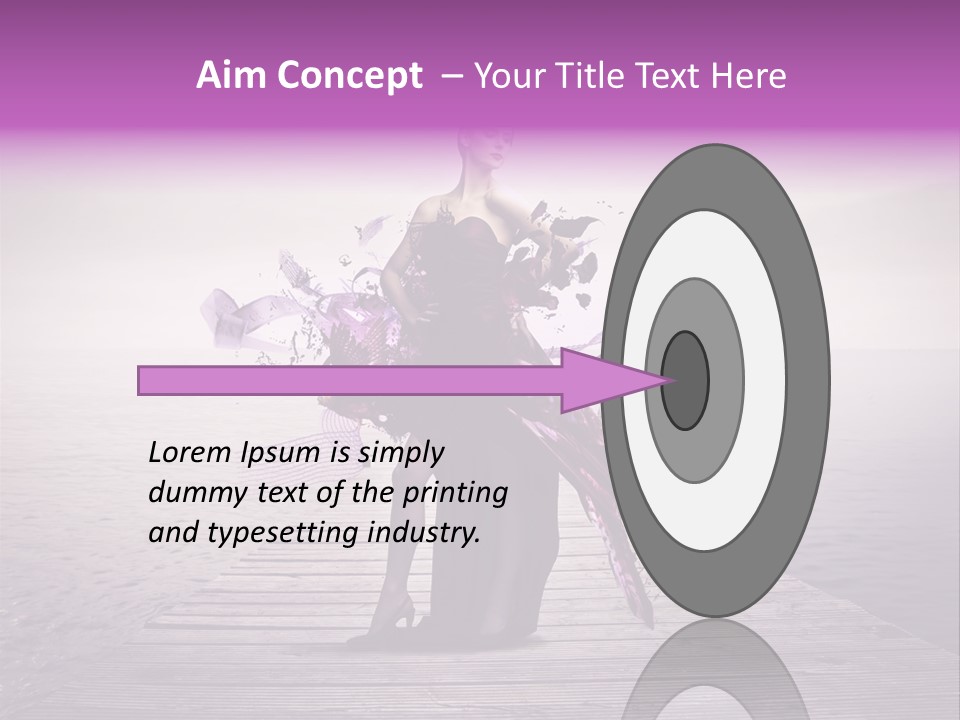 Young Woman Travel PowerPoint Template