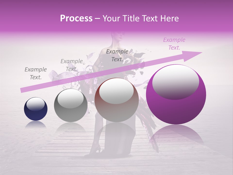 Young Woman Travel PowerPoint Template