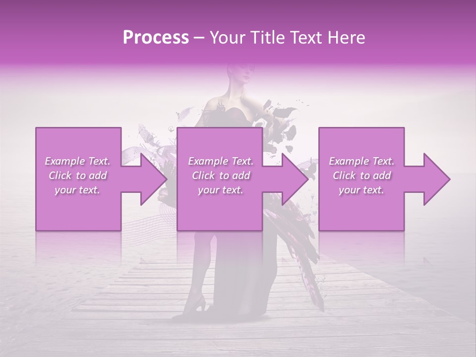 Young Woman Travel PowerPoint Template